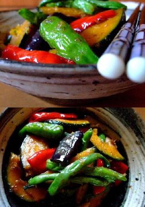 【簡単】博多野菜の素揚げおかか和え-レシピのメイン写真