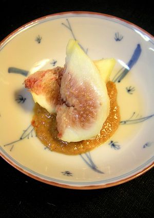 いちじくのピリ辛ごまだれ-レシピのメイン写真