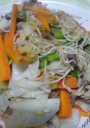 うーめんチャンプル-レシピのメイン写真