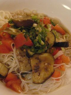 ナスとトマトのぶっかけお素麺-レシピのメイン写真