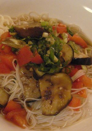 ナスとトマトのぶっかけお素麺-レシピのメイン写真