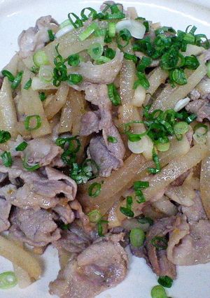 ｢大根と豚肉の柚子胡椒炒め｣-レシピのメイン写真