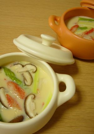 かにかま茶碗蒸し-レシピのメイン写真