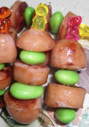 お弁当の隙間に枝豆ウインナーサンド-レシピのメイン写真