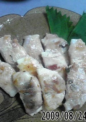 山芋と梅肉の豚肉巻き-レシピのメイン写真