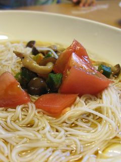 さっぱり!トマトとオクラそうめん*-レシピのメイン写真