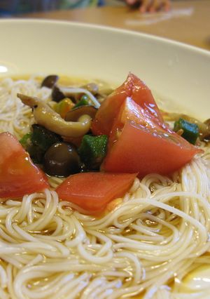 さっぱり！トマトとオクラそうめん＊-レシピのメイン写真