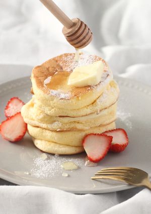 これで失敗しない！スフレパンケーキ-レシピのメイン写真