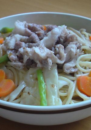 冷しゃぶと温野菜のパスタサラダ-レシピのメイン写真