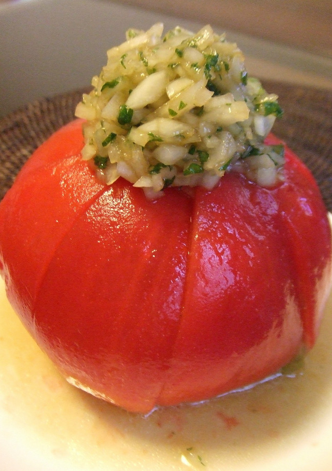 完熟トマトのまるごとサラダ♪-レシピのメイン写真