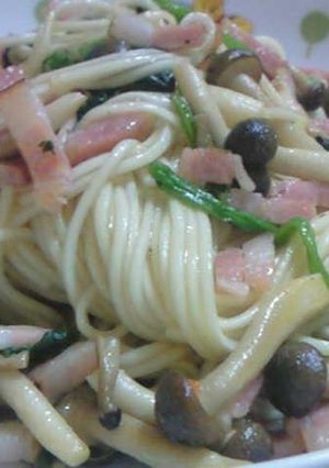 パスタのためのオイルソースde素麺炒め-レシピのメイン写真