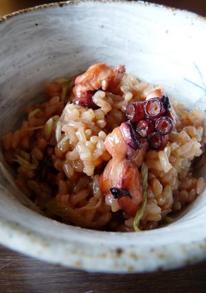 生タコで作るタコの炊き込みご飯-レシピのメイン写真