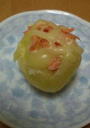 じゃがいもの鮭フレークチーズ焼き-レシピのメイン写真