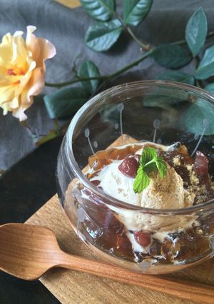 ♪簡単♪和風デザート★ほうじ茶パフェ-レシピのメイン写真