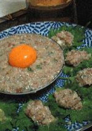 鯵（あじ）とみょうがの“なめろう”-レシピのメイン写真