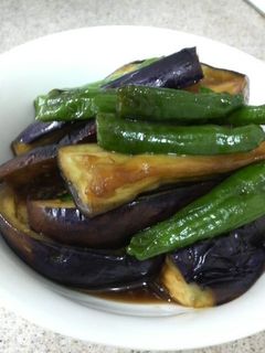 なすとピーマンの炒め煮-レシピのメイン写真