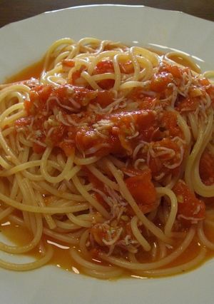 ☆トマト＆シラスのパスタ☆-レシピのメイン写真