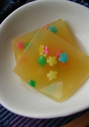 ぷるぷるやわらか寒天-レシピのメイン写真
