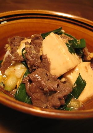 あまから肉豆腐の卵とじ。-レシピのメイン写真