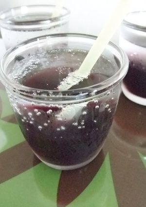 ぷるぷる食感が楽しい☆グレープ炭酸ゼリー-レシピのメイン写真