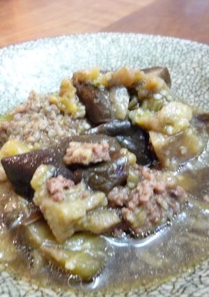 ひき肉のなす煮込み-レシピのメイン写真