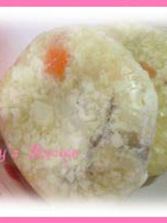 レンジで簡単♪ヘルシー豆腐の茶巾蒸し-レシピのメイン写真