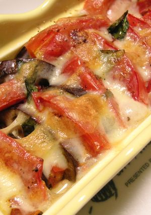 うま～い！トマトとなすの重ね焼き-レシピのメイン写真
