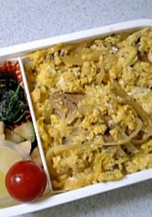 【お弁当】さんまの蒲玉丼-レシピのメイン写真