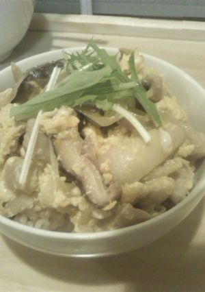 簡単！鶏皮でヘルシー・エコな親子丼-レシピのメイン写真