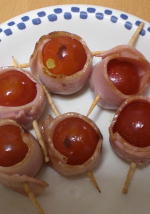 プチトマトのベーコン巻き-レシピのメイン写真