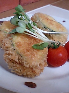 ズッキーニとハムとチーズのフライ-レシピのメイン写真