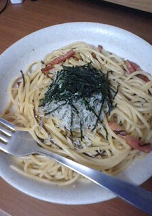 和風★お茶漬けパスタ-レシピのメイン写真