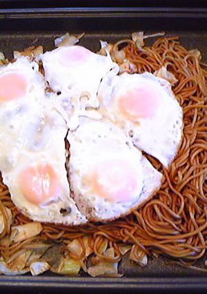 我が家の鉄板焼きそば！-レシピのメイン写真