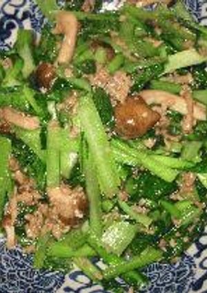 ご飯もススム！ビールもススム！*青菜の炒め物*-レシピのメイン写真