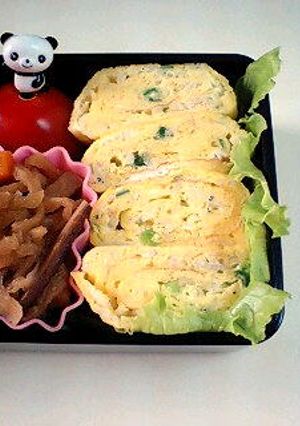 お弁当にもう1品★しらすとネギの玉子焼き-レシピのメイン写真
