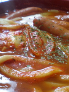 トマトジュースで煮込みうどん-レシピのメイン写真