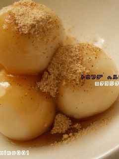 豆腐でヘルシー!とろ〜りみたらし団子-レシピのメイン写真
