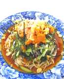 ★海草＆ツナの人参おろしそうめん★