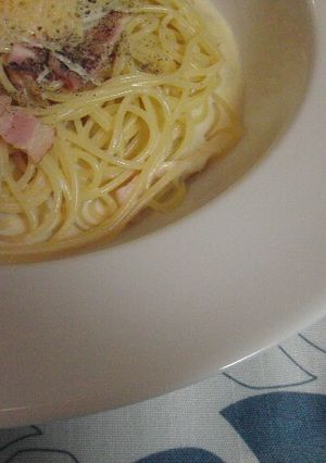 ♡ネギとベーコンの豆乳クリームパスタ♡-レシピのメイン写真