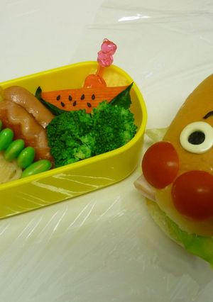 ☆キャラ弁☆パンのお弁当-レシピのメイン写真