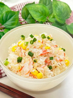もち麦🌾コーンとカニカマ炊き込みご飯🌽🦀-レシピのメイン写真