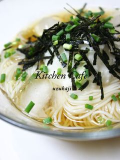 ぶっかけとろろ素麺-レシピのメイン写真