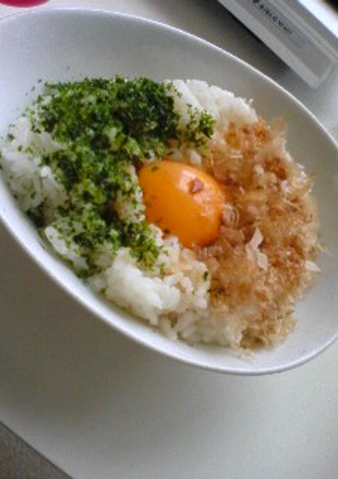 青のりとかつお節で卵かけご飯-レシピのメイン写真