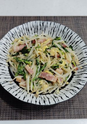 もやしと大根の葉の炒め物-レシピのメイン写真