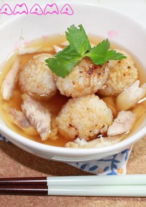 焼きおにぎりだし茶漬け-レシピのメイン写真