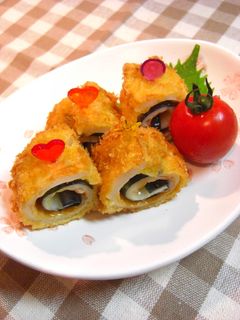 ✿竹輪のクルクル*海苔チーズフライ✿-レシピのメイン写真