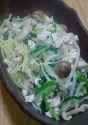 簡単、早っ☆鶏挽き肉の塩焼きそば-レシピのメイン写真