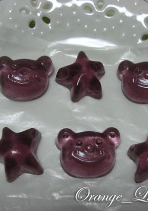 ジュースで作るぷるぷるグミ❤-レシピのメイン写真
