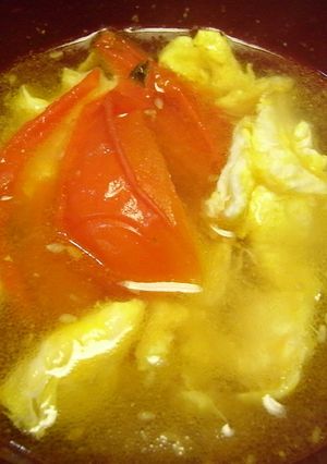 中華風トマたまスープ-レシピのメイン写真
