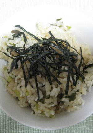 しらすと小松菜の炊き込みご飯-レシピのメイン写真